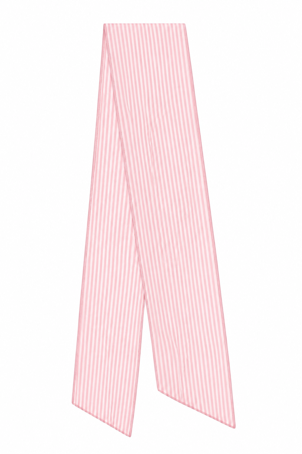 Pink stripe cotton newborn bow sash, approximately 6.5 by 77 inches — personalised keepsake by Maxims Gift Co. UAE